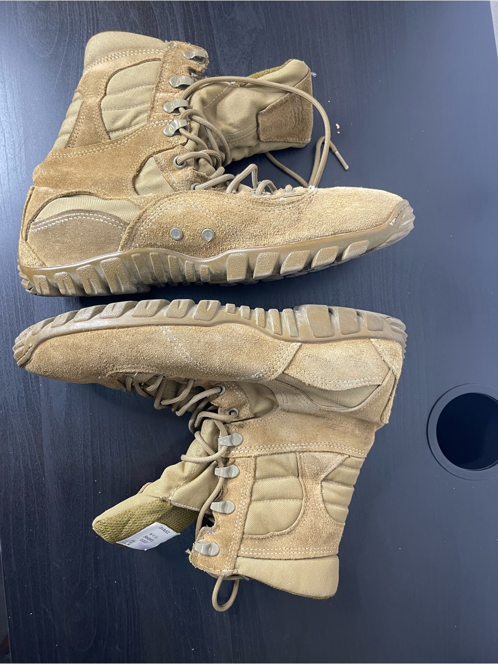 Belleville Sabre C333 Coyote Brown Combat Assault Boots Men's Size 11 R